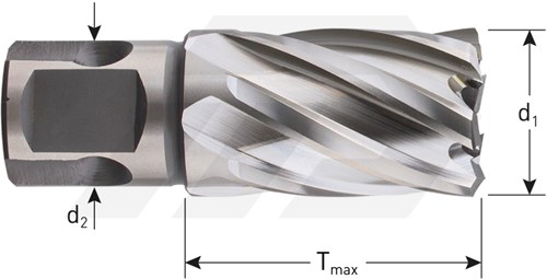 Rotec Kernboor 19x30mm HSS-XE UNI-2