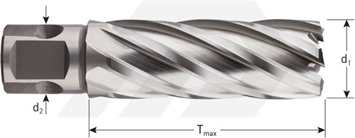 Rotec Kernboor 47x55mm HSS-XE UNI-2