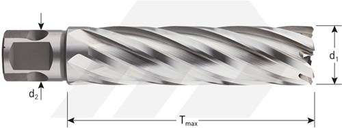 Rotec Kernboor 37x80mm HSS-XE UNI-2