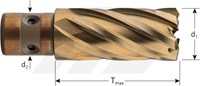 Rotec Kernboor 12x40mm HSS-XE Gold-Line Quick-IN-2