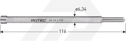 Rotec Uitwerpstift 40mm Voor 12-17mm (1 Stuks)-2