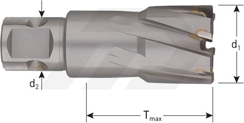Rotec Kernboor 32x40mm HM Hard-Line UNI-2