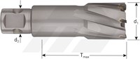 Rotec Kernboor 13x55mm HM Hard-Line UNI-2