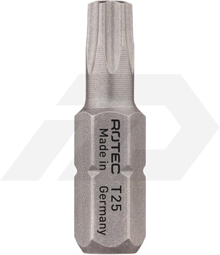 Rotec T 5x25mm Torx Schroefbit Pro 1/4" (10)