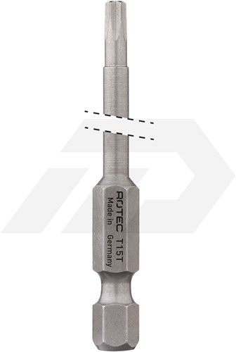 Rotec T 15x127mm Torx Schroefbit Pro 1/4" (10)