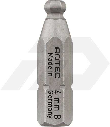 Rotec SW 4,0x25mm Kogelkop Inbus Schroefbit Pro 1/4" (2)