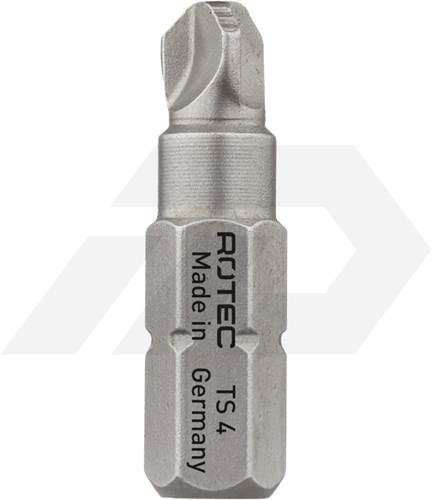 Rotec TS3x25mm Torq-Set Schroefbit Pro 1/4" (10)