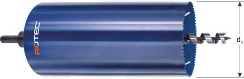 Rotec Dakdoorvoerboor Ø170x300mm BiM-Co-2