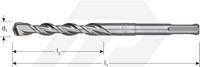 Rotec SDS-Plus Boor 5,5x160mm (1 Stuks)-2