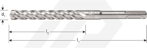 Rotec SDS-Plus Boor 12x450mm Zentro (1 Stuks)-2