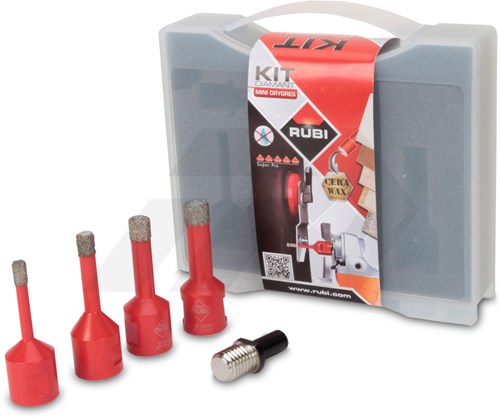 Rubi 50938 Drygres Tegelborenset  6, 8, 10 & 12mm M14