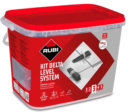 Rubi Delta Levelling 1,5mm Startset (100 Keggen & 100 Clips)