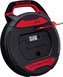 Runpotec GF3 Glasvezeltrekveer Ø3mm Met Lengtemeter 20 Mtr