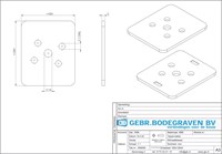 GB Hogedrukplaat 5x100x120mm Zwart Kunststof-3