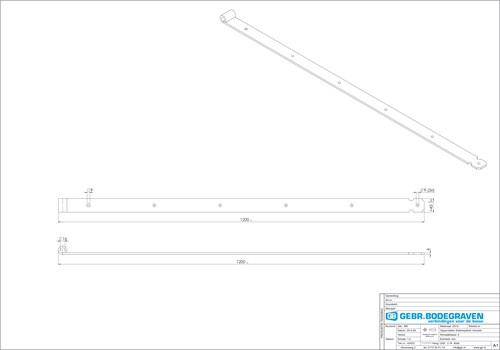 GB Heng 1200x45mm Voor Pen Ø16 Verzinkt-2