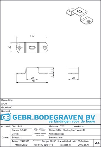 GB Beugel 55x20mm Verzinkt-3
