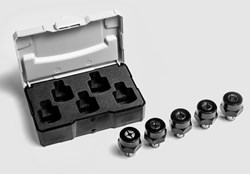 Shaper Spantangenset 1/8 - 1/4 - 3 - 6 - 8mm (In Micro Systainer)
