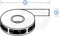 Shaper Tape Positioneringstape ( 45 Mtr.)-2