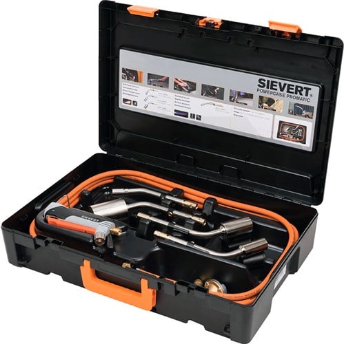 Sievert Promatic Krimpbranderset 9-Delig (In Koffer)