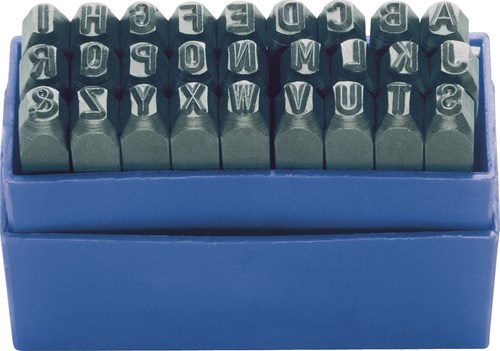Kukko 329-208 27-delige Slagletterset DIN 1451 Schrifthoogte 8mm