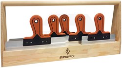 Super Prof Spackmessenset In Houten Gereedschapsbak (5-Delig)