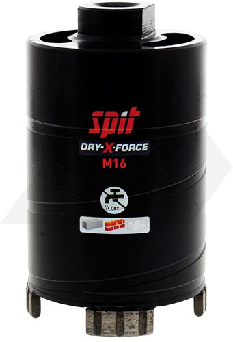 Spit Dry-X-Force Dozenboor 82mm Achtersleuven M16