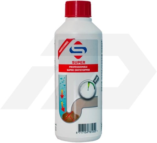 SuperCleaners Professionele Super Ontstopper (0,5 Ltr.)