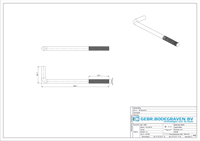 GB Muurplaatanker M24 400x100mm Blank-3