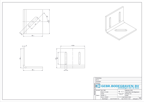 GB Hoekanker Zwaar 80x80mm Verzinkt-2