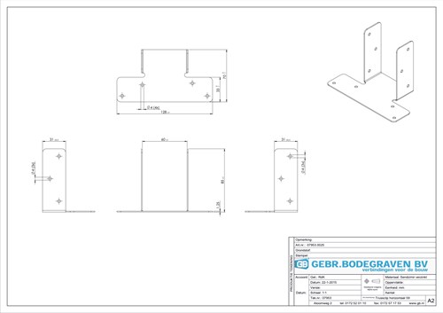 GB Trussclip 59x85mm Horizontaal Verzinkt-3