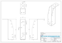 GB Balkdrager 46x196mm Met Lange Lip Verzinkt-3