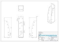 GB Balkdrager 46x196mm Zonder Lip Verzinkt-3