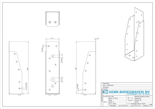 GB Balkdrager 50x200mm Zonder Lip Verzinkt-3