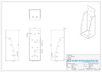 GB Balkdrager 63x175mm Zonder Lip Verzinkt-3