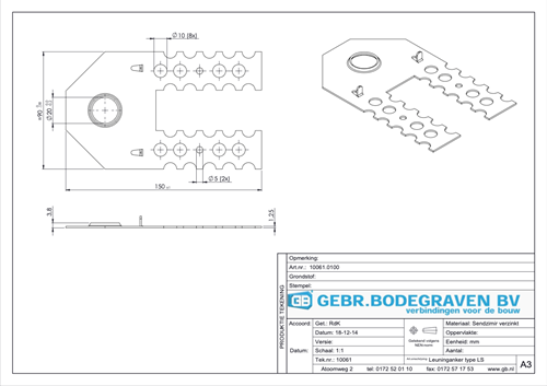 GB Leuninganker Type LS 150 Verzinkt-2