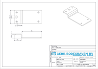GB Z-anker Voor Leuninghouder 85x15x30mm Verzinkt-2