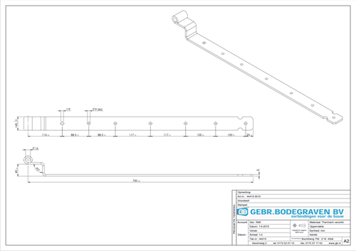 GB Bochtheng 750x45mm Voor Pen Ø16 Thermisch Verzinkt-3