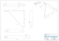 GB Deuropvangbeugel Haaks 275x250x330mm RVS A2-3