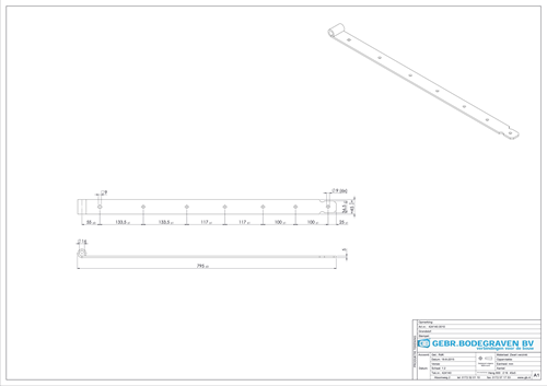 GB Heng 800x45mm Voor Pen Ø16 Verzinkt-2