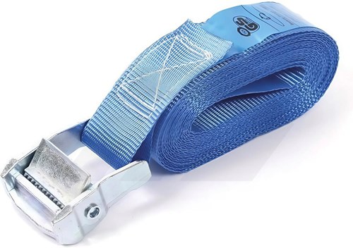 Tecwerk Spanband Eindloos 4 Mtr. Blauw 350 Kg.