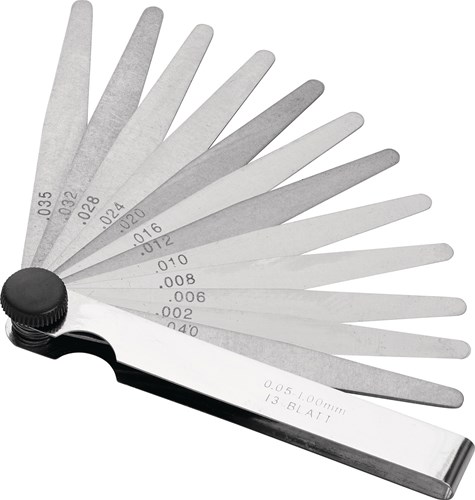 Tecwerk Voelermaat 21-Delig 0,05-2,00mm