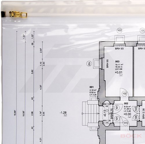 Bouwtekeninghoes 640x900mm A0-2