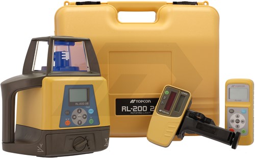 Topcon RL-200 2S Dubbelafschotlaser Incl. LS-80X Ontvanger