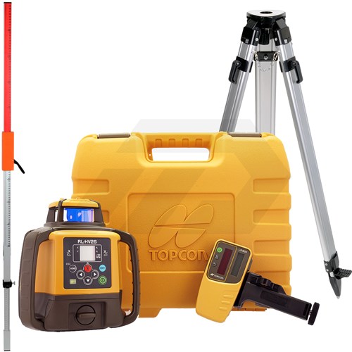 Topcon RL-HV2S Bouwlaser Incl. LS-80X Ontvanger, Statief & Baak