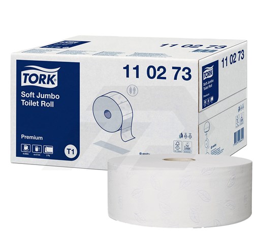 Tork T1 Premium Toiletpapier Wit 2-Laags 360 Mtr. (6 Rollen)