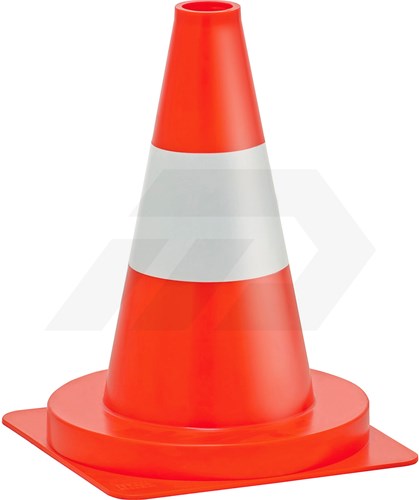 Promat Verkeerskegel 32cm Oranje/Wit