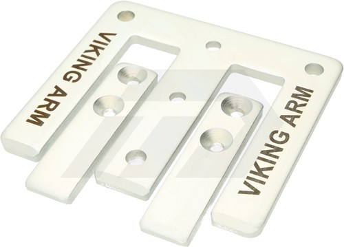 Viking Arm Voetplaat "BadAss" 6mm