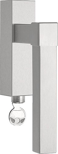 Formani Square Draaikiepbeslag Mat RVS VL125DKLOCK IN L