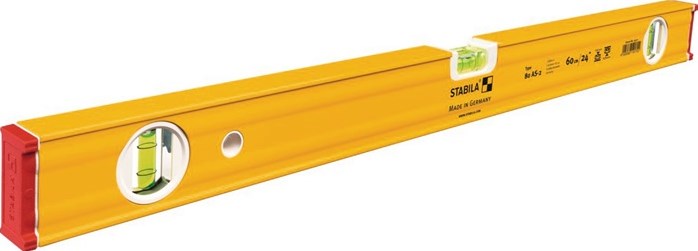 STABILA 80 AS Dark Shadow, 2-Piece Spirit Level Set 60 cm / 100 cm, Elegant Anthracite Matt Coating, Reinforced Aluminium Profile, Integrated Non-Slip Stop, Made in Germany