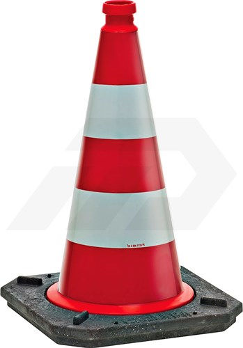 Wemas Verkeerskegel 76cm Oranje/Wit Met RA1 Folie